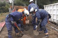 震災救助対応訓練